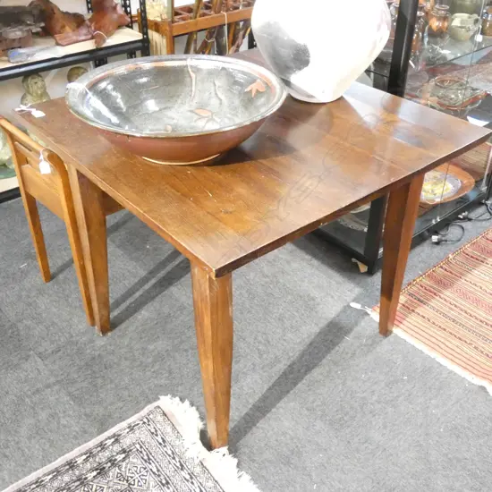 FRENCH PROVINCIAL STYLE FRUITWOOD DINING TABLE...