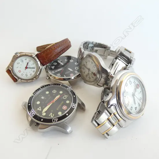 5 SWISS ARMY WATCHES SOME A/F