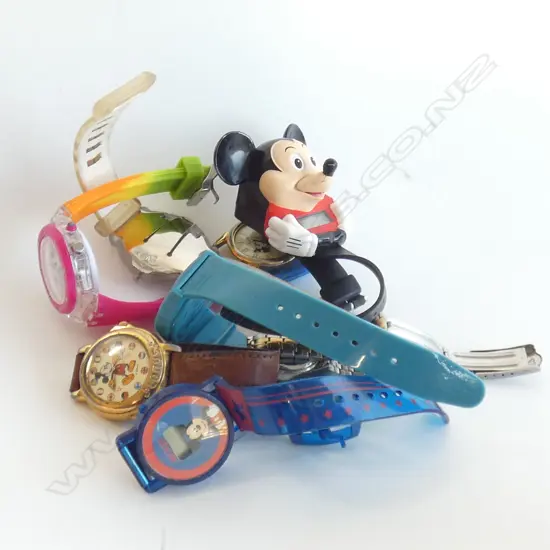 8 MICKEY MOUSE WATCHES
