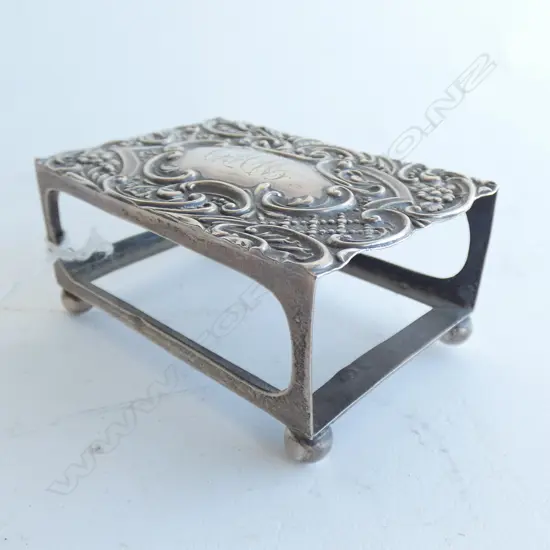 SILVER MATCHBOX HOLDER BIRMINGHAM 1901 35gm