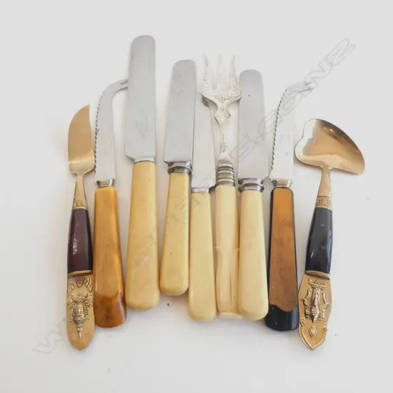 BAG ASST CUTLERY INCL BONE HANDLED  ETC..