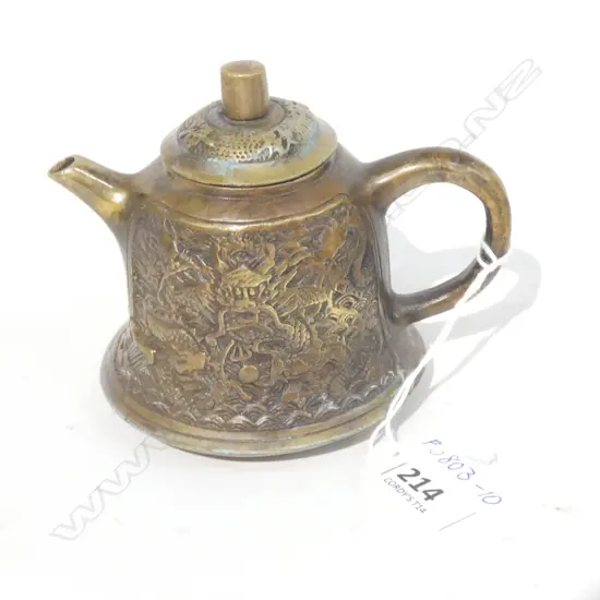 SM ORIENTAL BRONZE TEAPOT H. 90MM