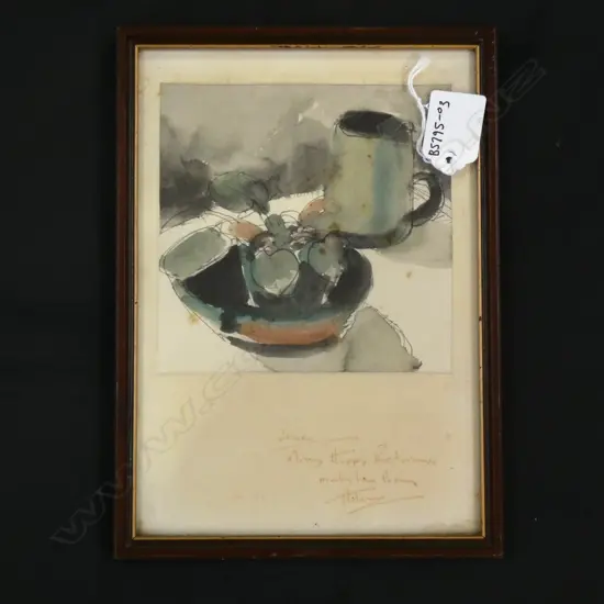 HELEN BROWN 'STILL LIFE' WATERCOLUR C1940