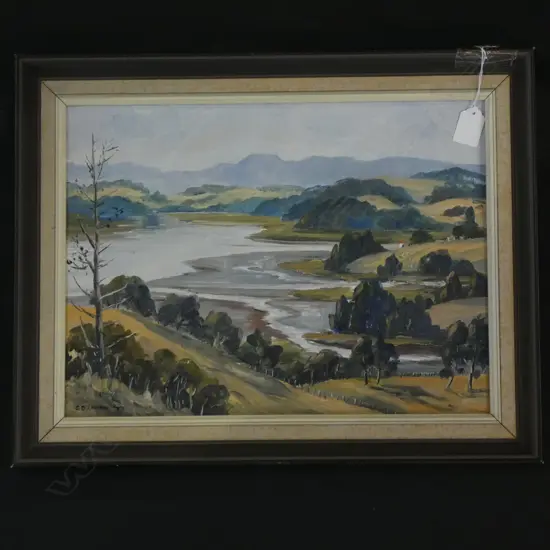 C LAWRIE EVENING MAHURANGI OIL 1977