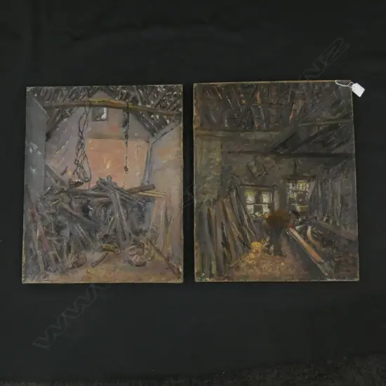 PR OLD OIL ON CANVAS PAINTINGS