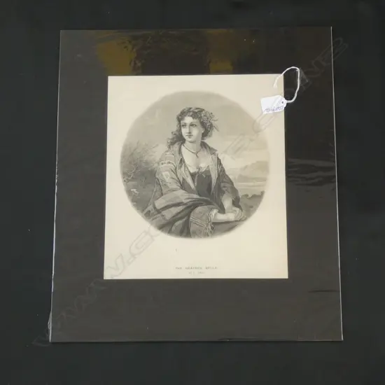 ANTIQUE LITHOGRAPH 'THE HEATHER BELLE'