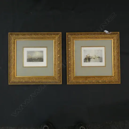 PR GILT FRAMED OLD PRINTS  175 X;145MM