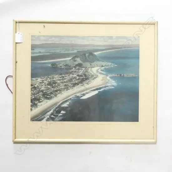 WHITES AVIATION PHOTO 'MOUNT MANGANUI - TAURANGA 295x370mm
