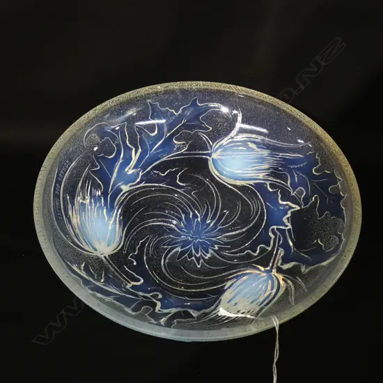 ETLING (FRANCE) GLASS BOWL DIA 230MM