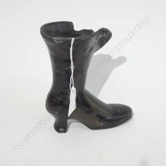 PAINTED BRONZE BOOT H. 145MM