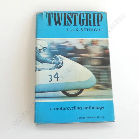I VOL TWISTGRIP BY L  J SETRIGHT 1ST EDITION 1969 TEAR TO DUST COVER