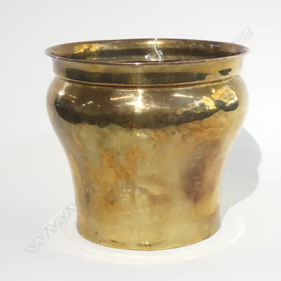 LG BRASS JARDINIERE H. 220 DIA 225MM 