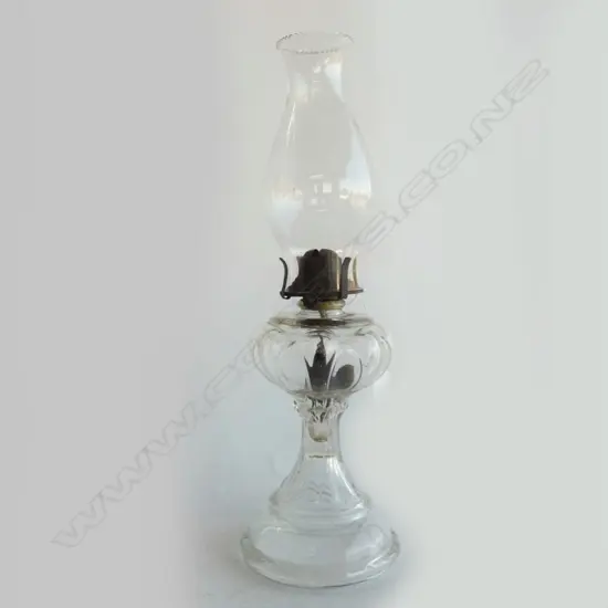 GLASS KERO LAMP H.470mm