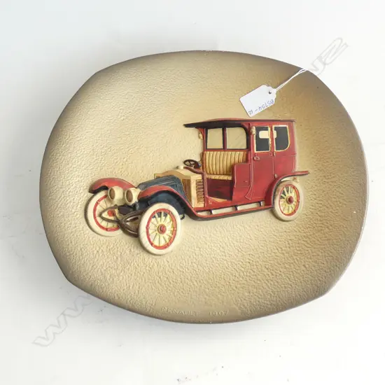 BOSSON VINTAGE CAR WALL PLACQUE  320 X 280MM