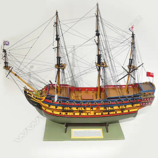 HAND MADE MODEL OF HMS ROYAL JAMES L 800 MM