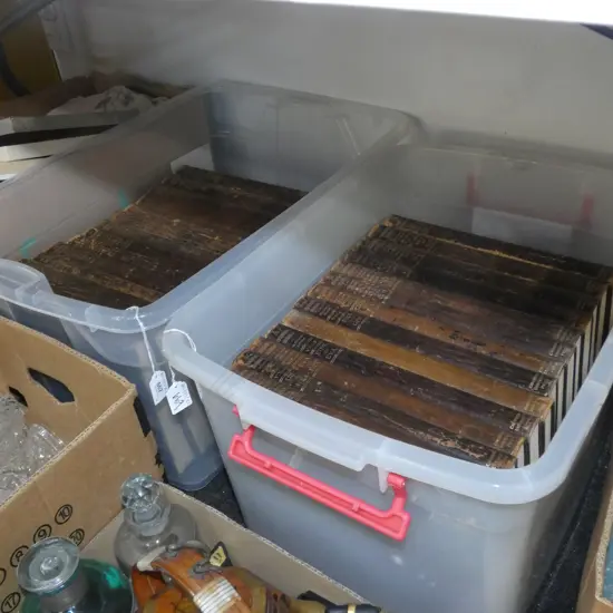 2 BOXES; ALL 24 VOLS ENCYCLOPEDIA BRITTANICA 11th ED. 1911