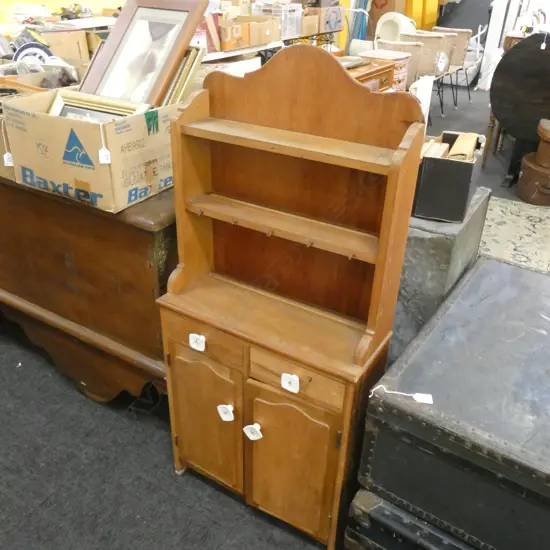 MINIATURE CHILDS HUTCH DRESSER H.1180mm
