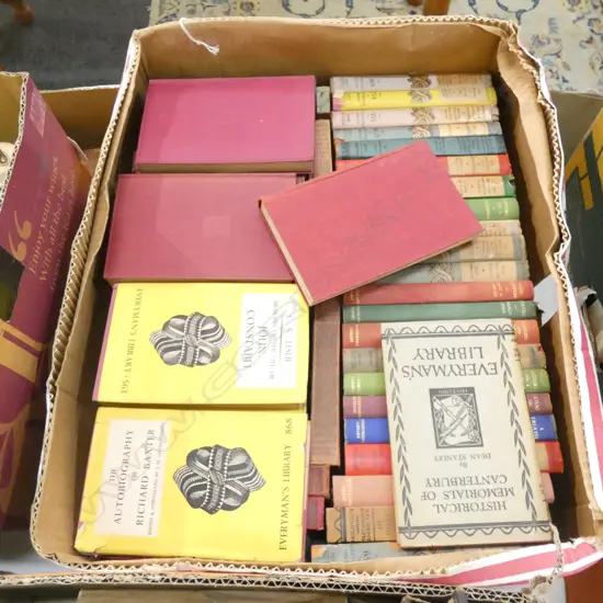 BOX OF EVERYMANS BOOKS