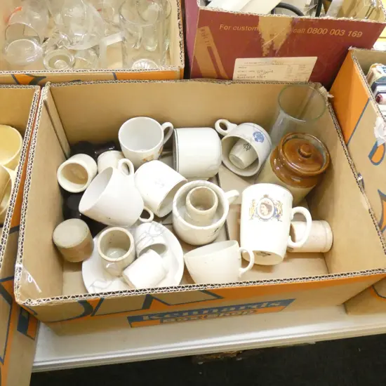 BOX CHINA HOTEL WARE  ETC 