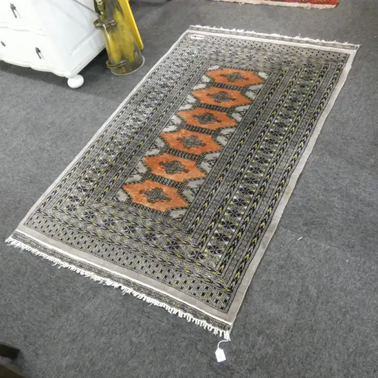 FINLEY KNOTTED  WOOL RUG SIGNED 1500 X 970 MM