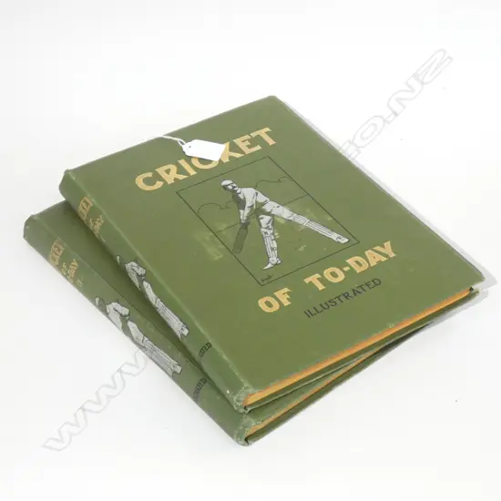 In two volumes the 1902 books  CRICKET OF TODAY AND YESTERDAY