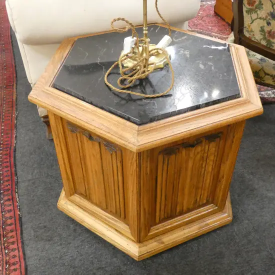 OCTAGONAL TABLE GRANITE TOP 