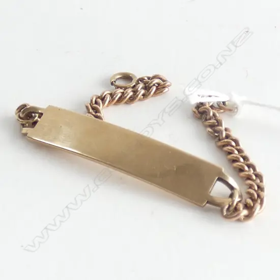 9CT GOLD BRACELET 14gm