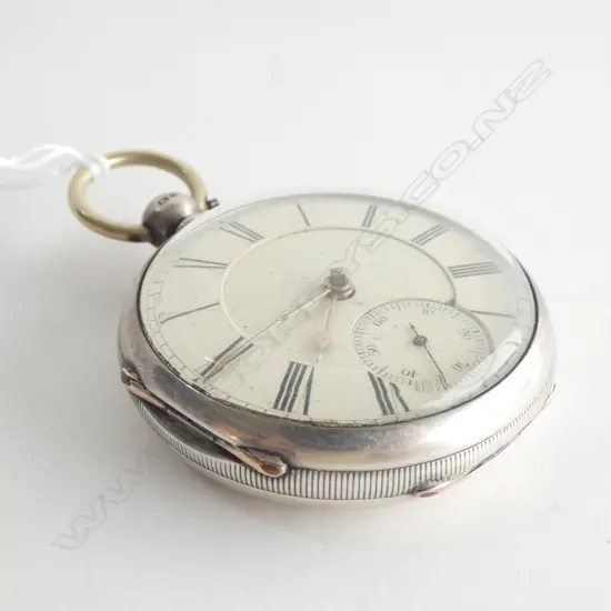 VICTORIAN SILVER POCKET WATCH CHESTER 1876 (not going)