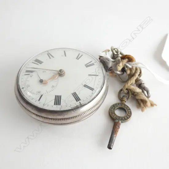 GEORGE IV SILVER POCKET WATCH LONDON 1821 (working) DAIL A/F