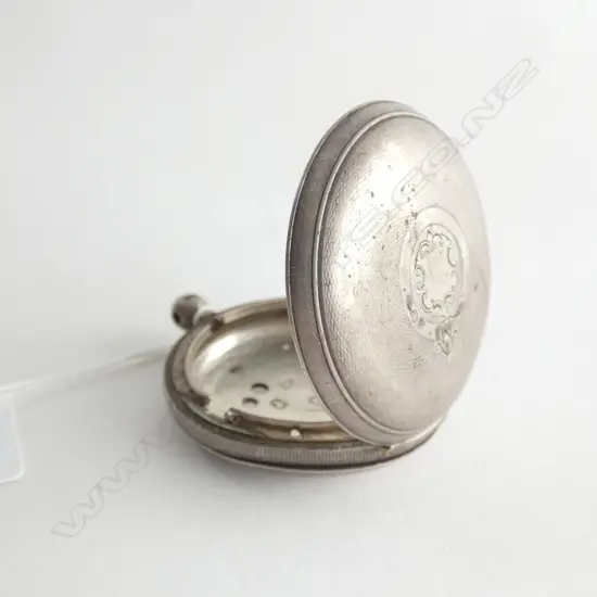 VICTORIAN SILVER POCKET WATCH CASE LONDON 1884