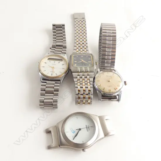 4 ASST WATCHES INCL PHILIP DYMOND