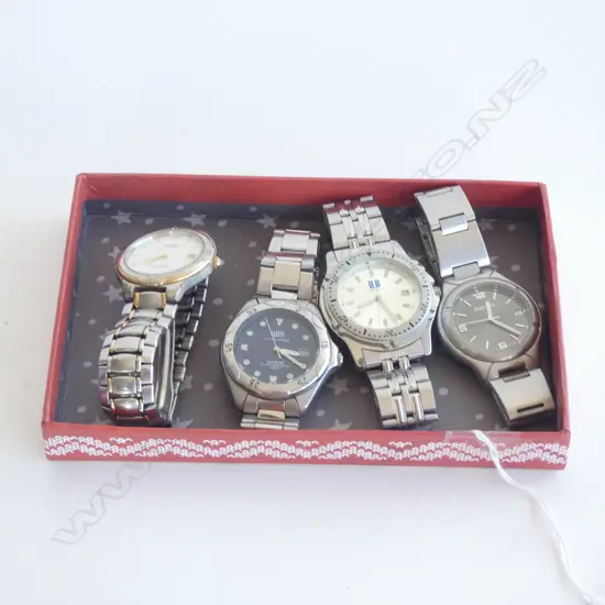 4 GENTS WRISTWATCHES