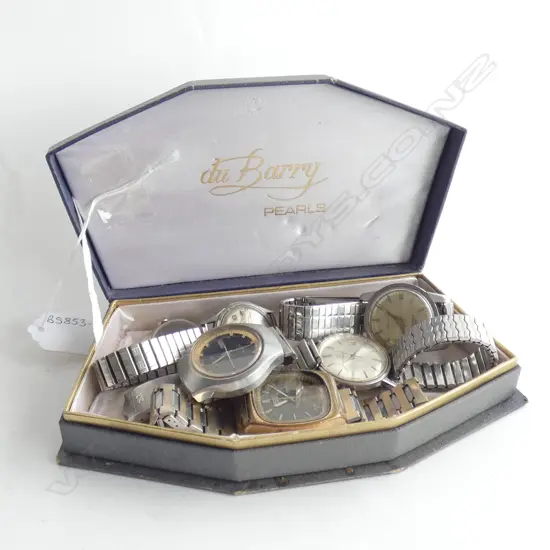 BOX OF ASSORTED GENT'S WRIST WATCHES (NOT WORKING)