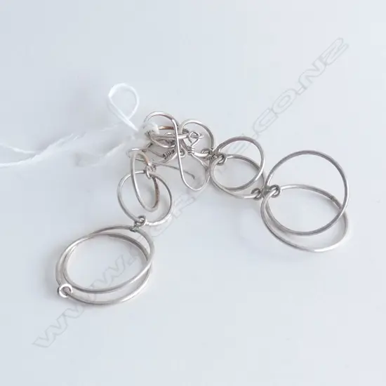 PR SILVER MULTI RING EARRINGS