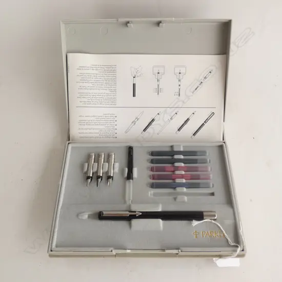 BOXED PARKER CALLIGRAPHY SET 