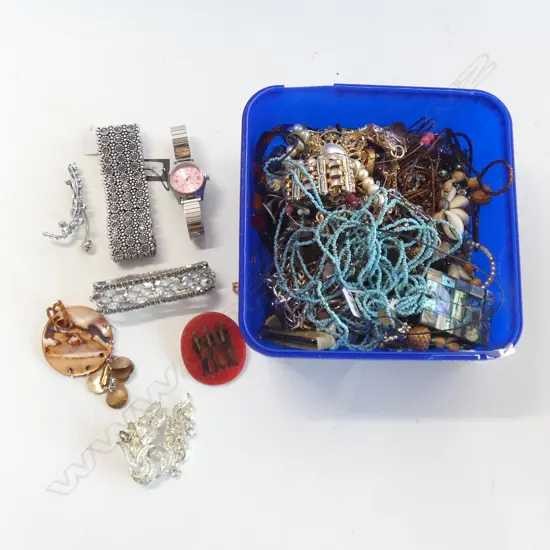 BOX LOT COSTUME JEWELLERY
