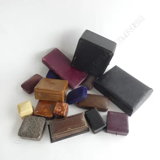 16 X ASSORTED ANTIQUE JEWELLERY BOXES