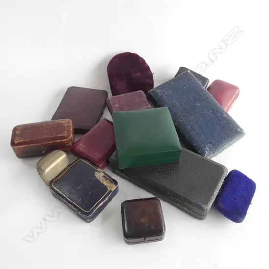 15 X ASSORTED ANTIQUE JEWELLERY BOXES