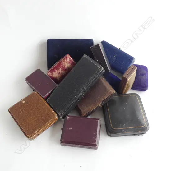 14 X ASSORTED ANTIQUE JEWELLERY BOXES