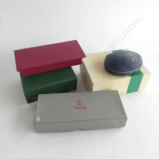5 X ASSORTED ROLEX TUDOR WATCH BOXES