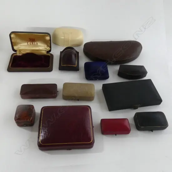 13 X ASSORTED ANTIQUE JEWELLERY BOXES