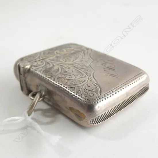 SILVER VESTA CASE BIRMINGHAM 1919 32.75gm