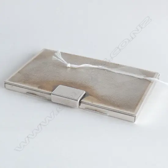 SILVER MACHINE ENGRAVED CARD CASE 74.5GMS
