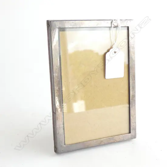 STG SILVER WOODEN BACKED PHOTO FRAME 145 X 105MM BIRMINGHAM  1923