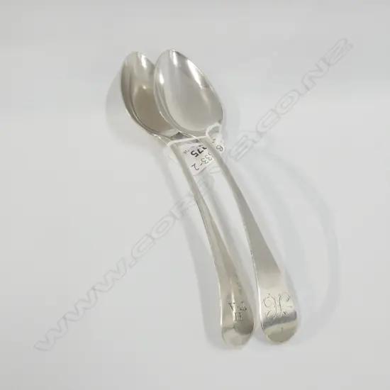 PR STG SILVER TABLESPOONS EXETER 1799  117GMS 