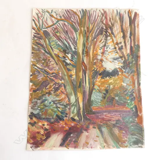 H L RICHARDSON OIL TREES 340 X 265mm.