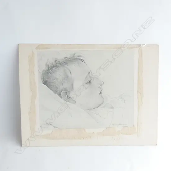 H.L. RICHARDSON PENCIL SKETCH 'THE PATIENT'