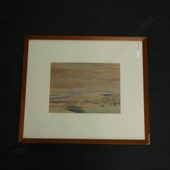 WATERCOLOUR ON BOARD 'BETWEEN SHOWS' STUART BELL MCLENNAN 310 X 225MM