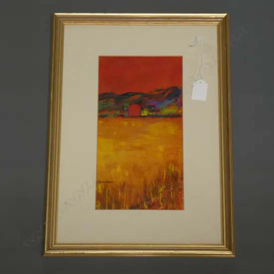 240 x 145mm. Purchased Ashburton Art Society show. Over the years Arnst has studied art at the University of Canterbury and at Aoraki Polytech