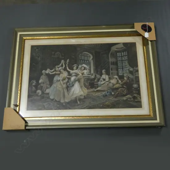 PRINT 'ORIENTAL DANCERS ' FABIO FABBI 750 X 460MM